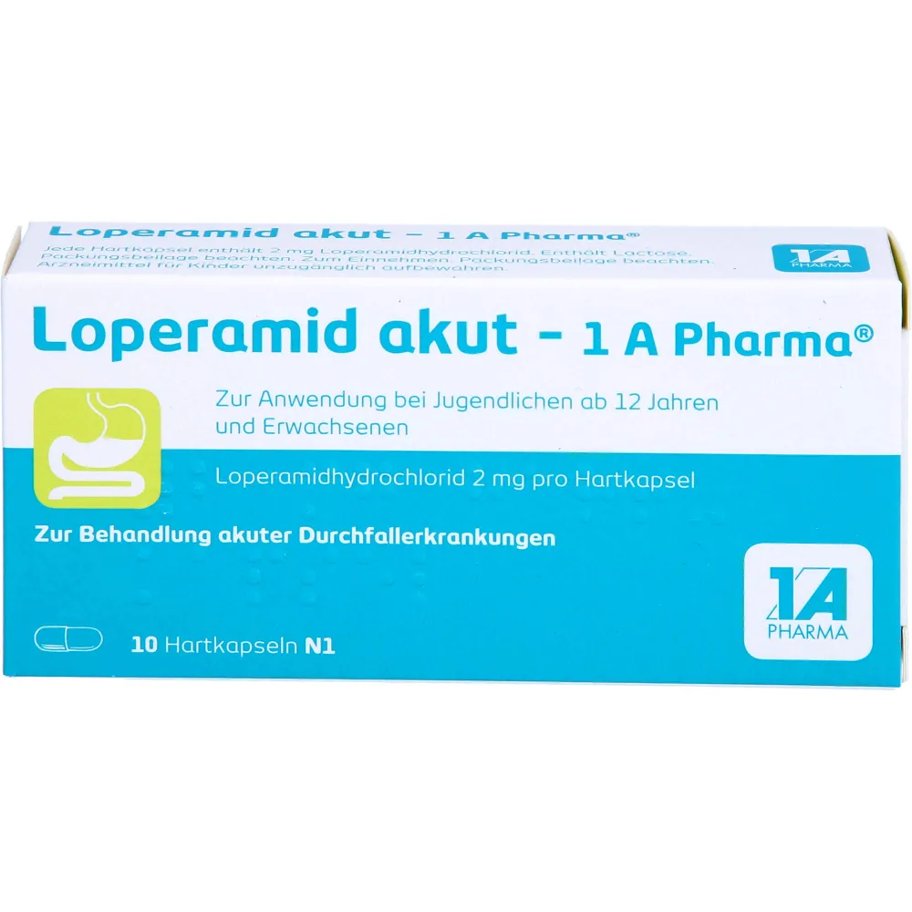 Loperamid akut-1A Pharma Hartkapseln 10 St