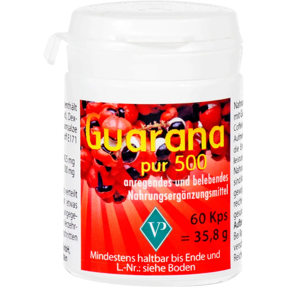 Guarana Pur 500 Kapseln 60 St
