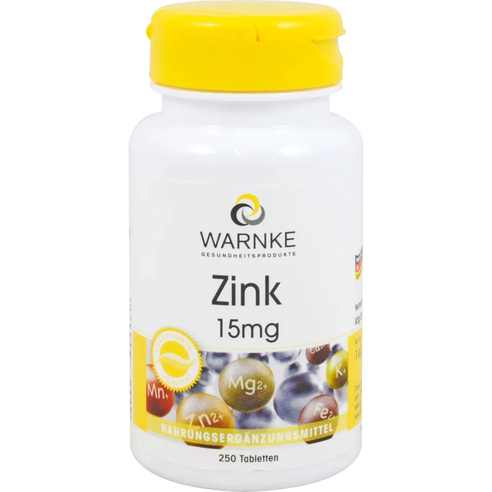 Zink 15 mg Tabletten 250 St