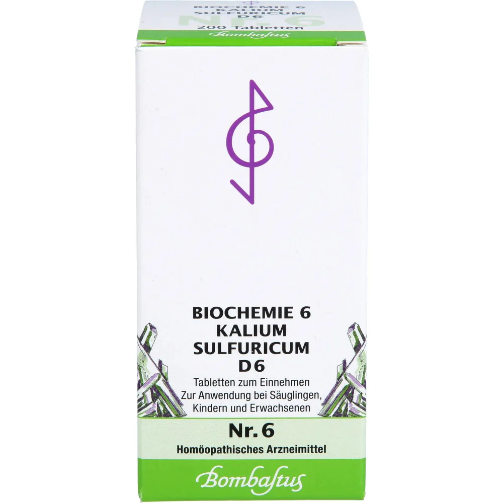Biochemie 6 Kalium sulfuricum D 6 Tabletten 200 St
