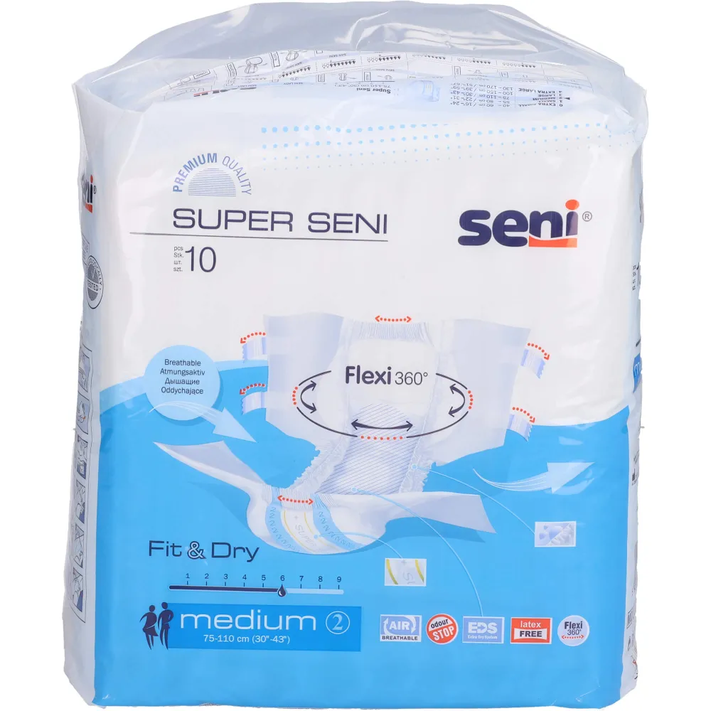 Seni Super Inkontinenzslip M 10 St