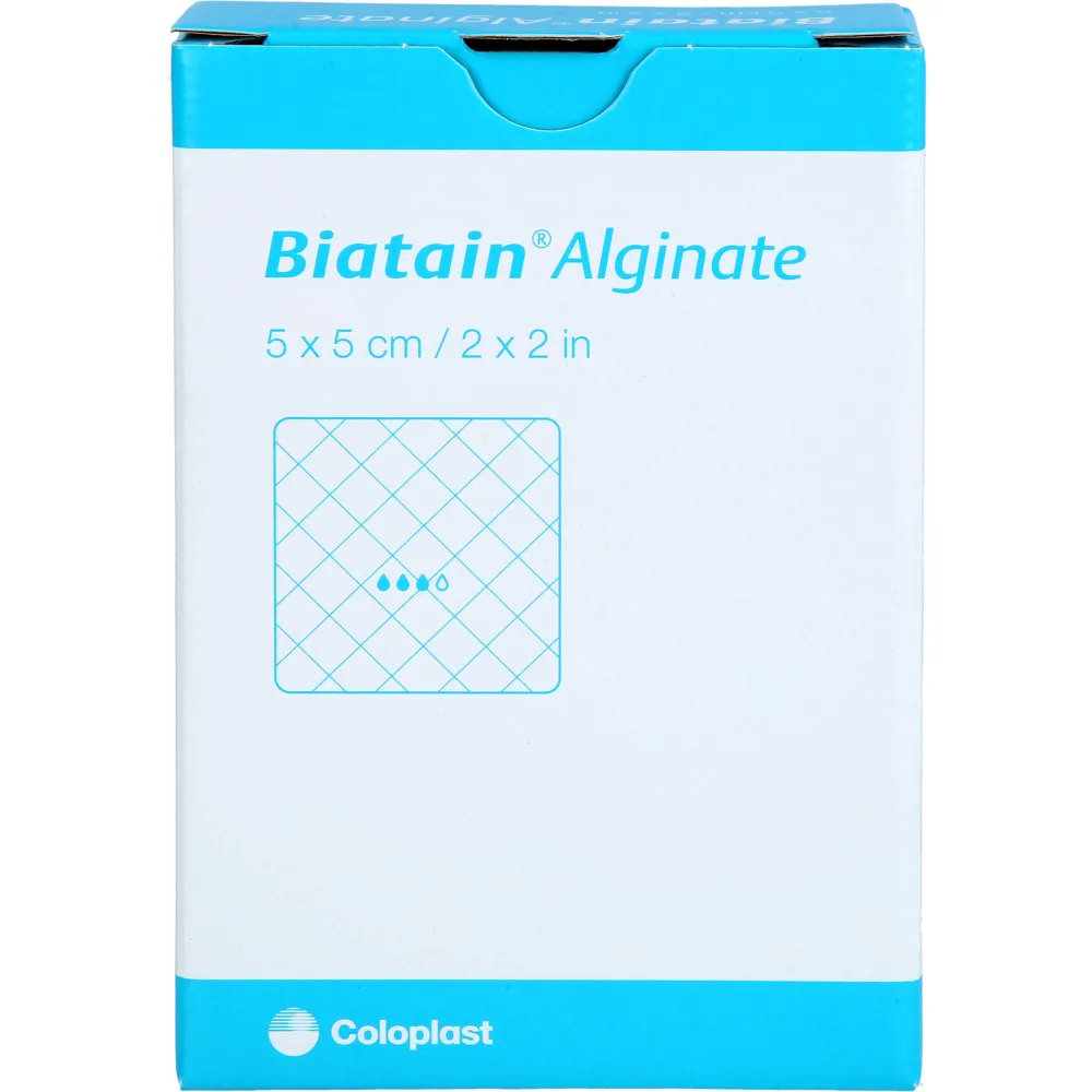 Biatain Alginate Kompressen 5x5 cm 10 St