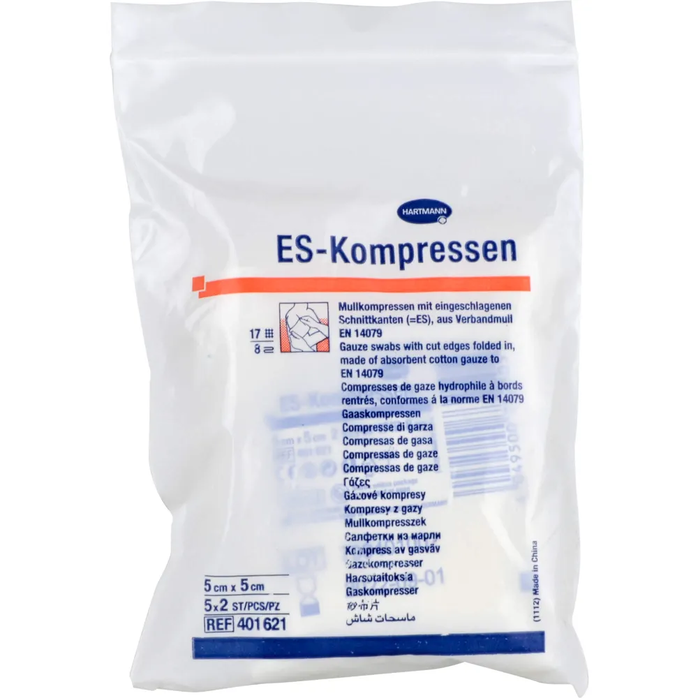 Es-Kompressen steril 5x5 cm 8fach 10 St