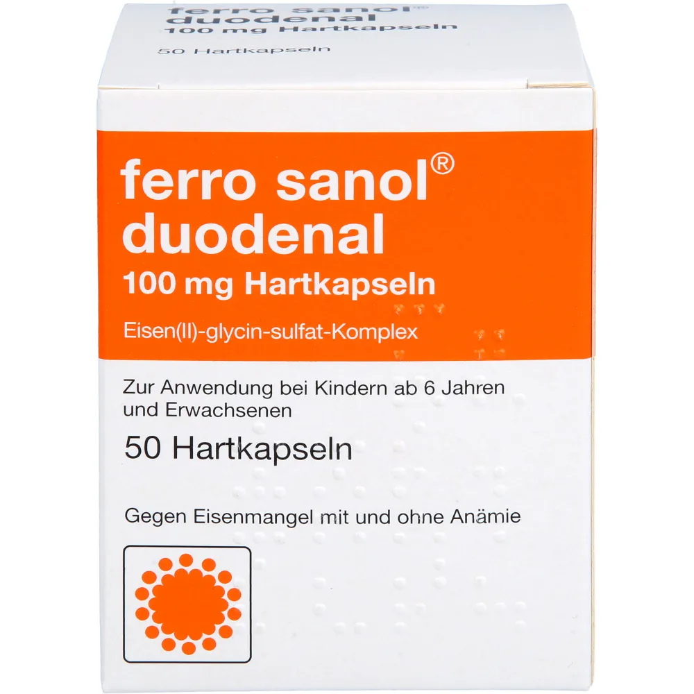 Ferro Sanol duodenal Hartkaps.m.msr.überz.Pell. 50 St