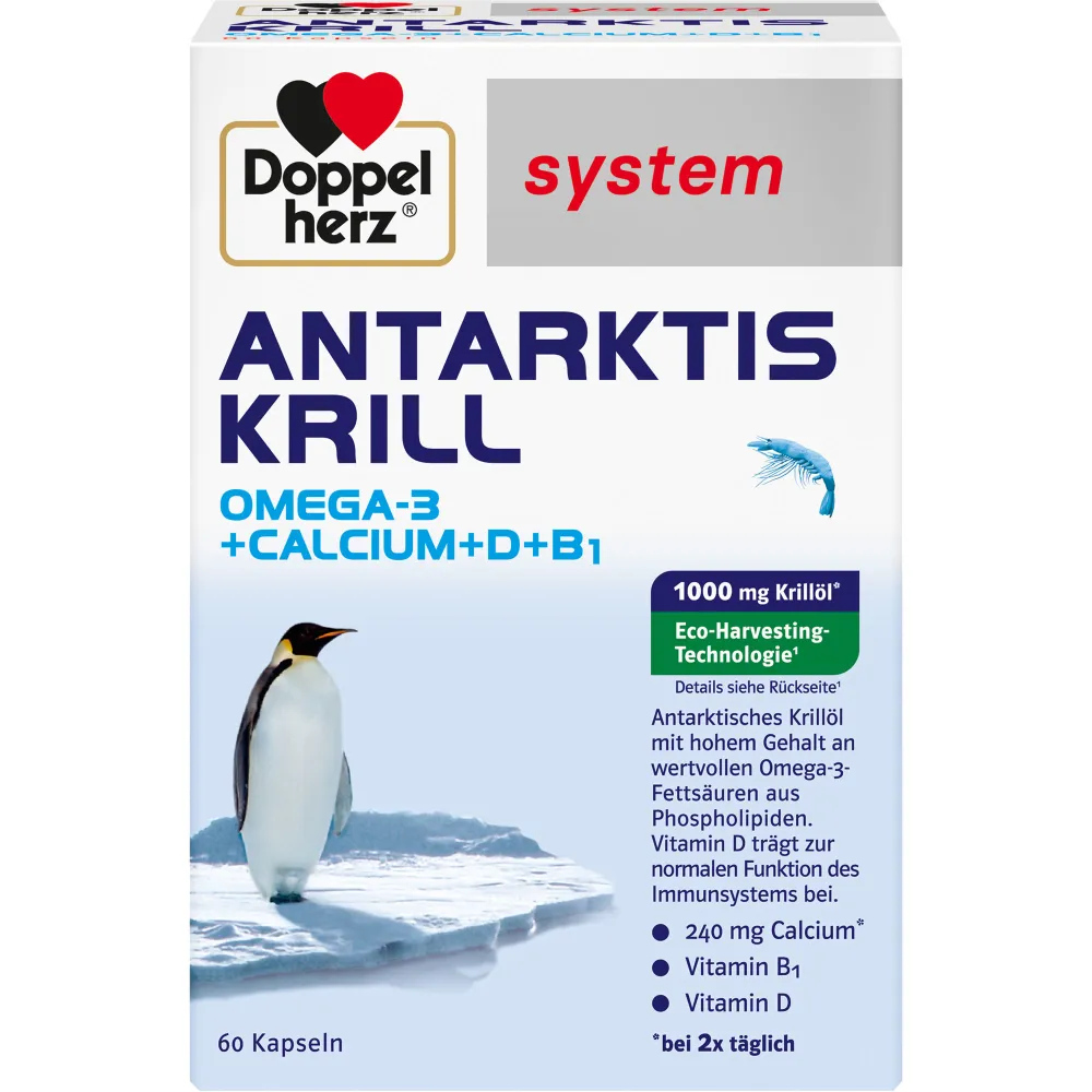 Doppelherz Antarktis Krill system Kapseln 60 St