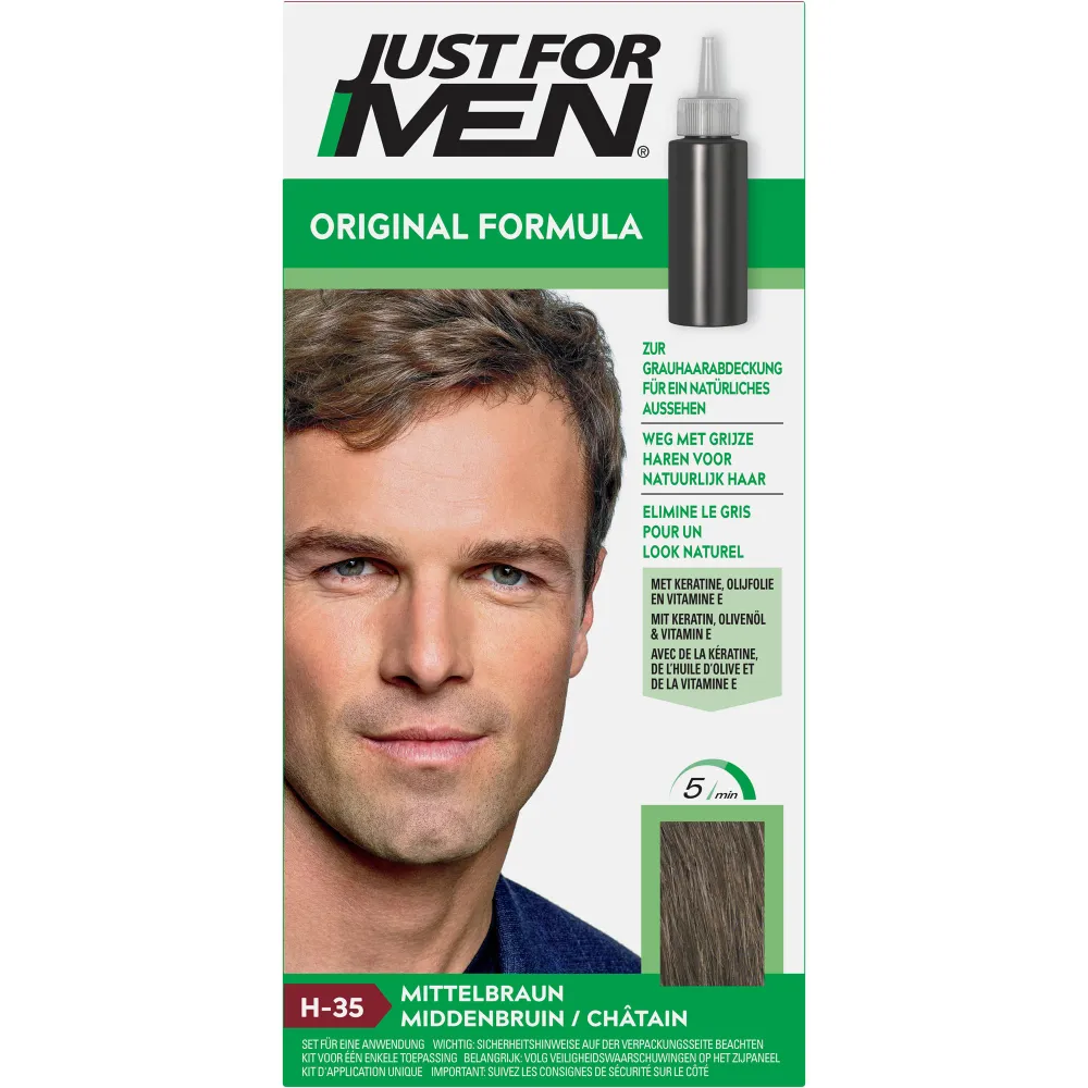 Just for men Tönungsshampoo mittelbraun 60 ml
