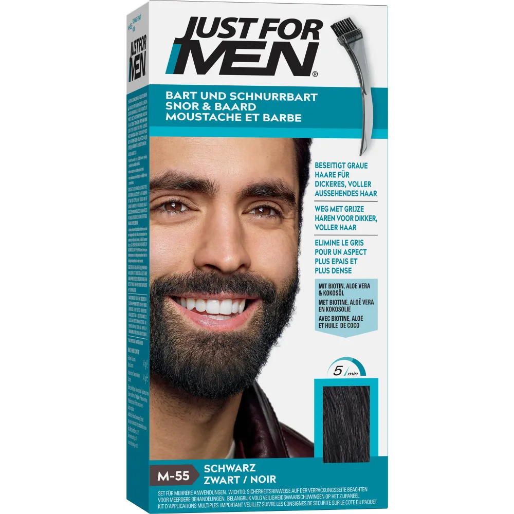Just for men Brush in Color Gel schwarz 28,4 ml