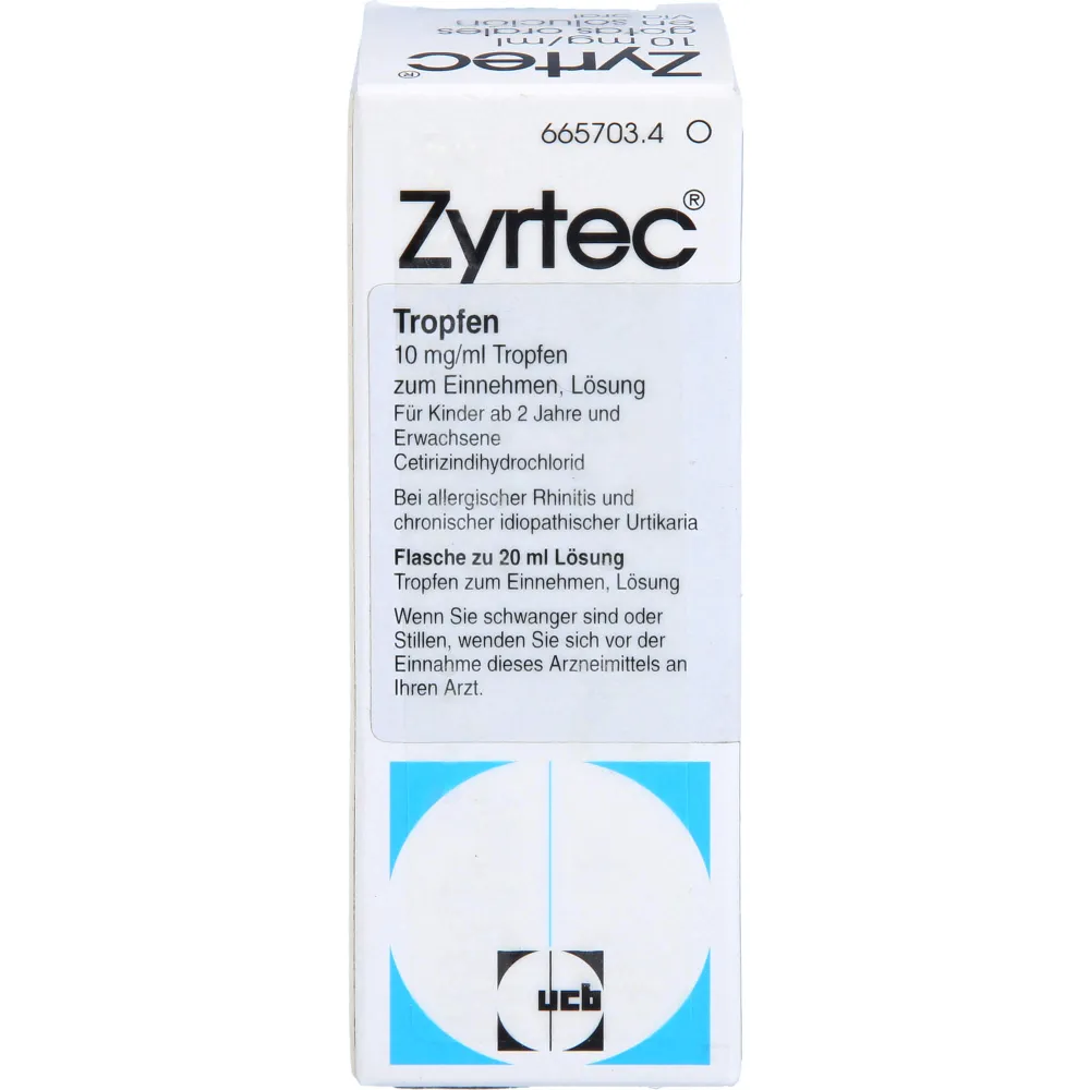 Zyrtec 10 mg/ml Tropfen 20 ml
