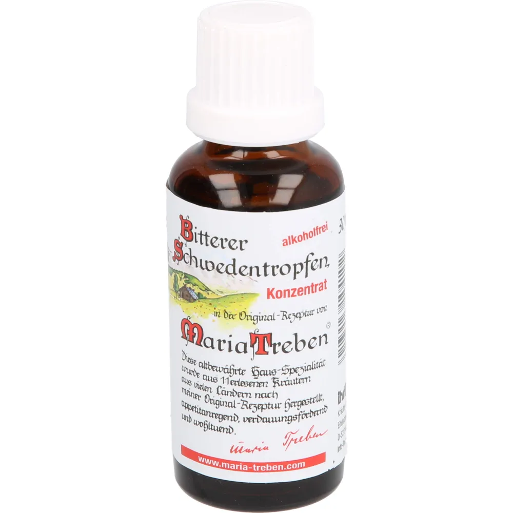 Maria Treben Bitterer Schwedentropfen Konz.Alk.Fr. 30 ml