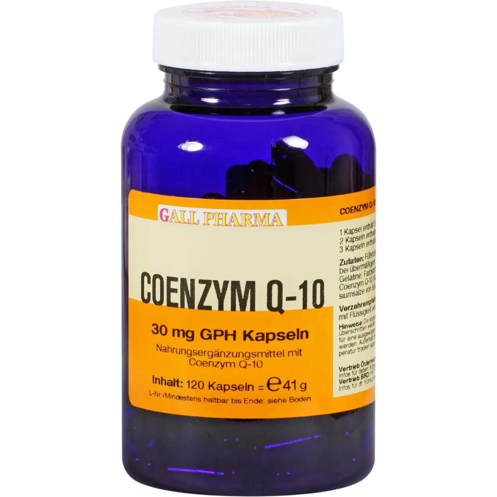 Coenzym Q10 30 mg Gph Kapseln 120 St