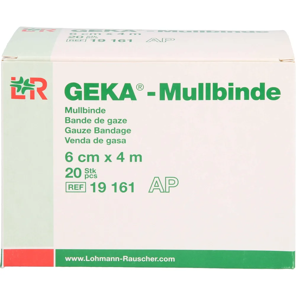 Mullbinden Geka 6 cmx4 m 20 St