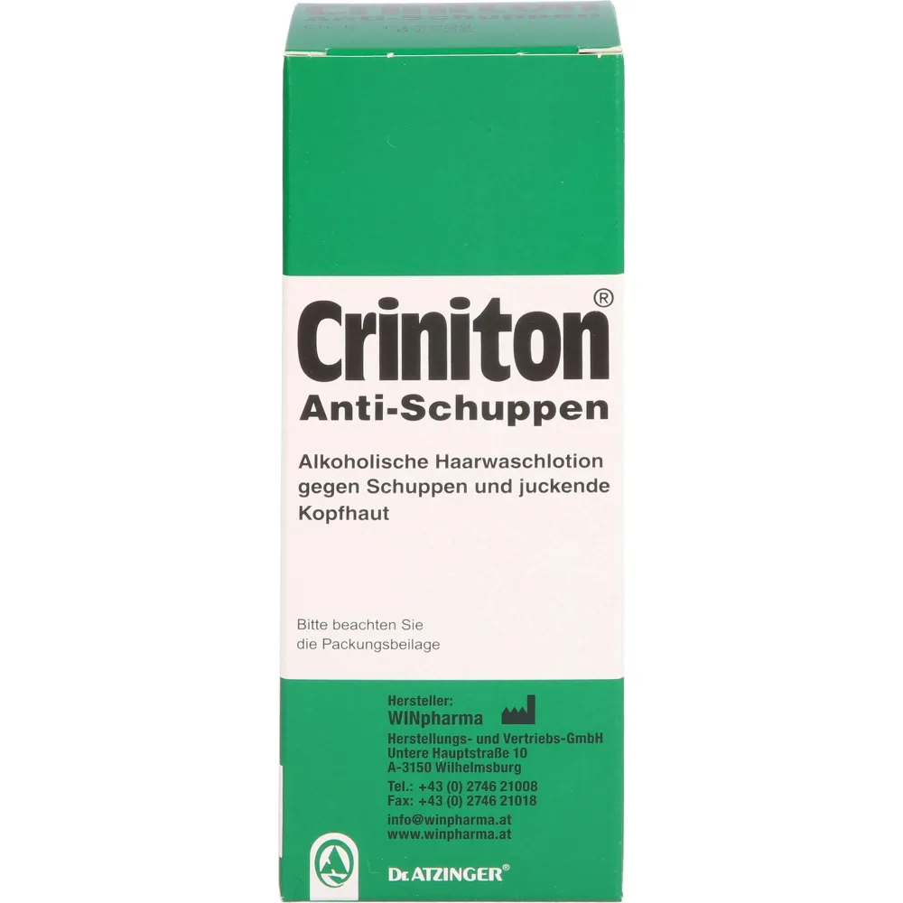 Criniton Anti Schuppen Lösung 125 ml