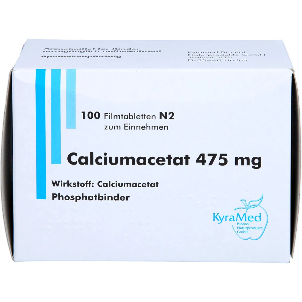 Calciumacetat 475 mg Filmtabletten 100 St