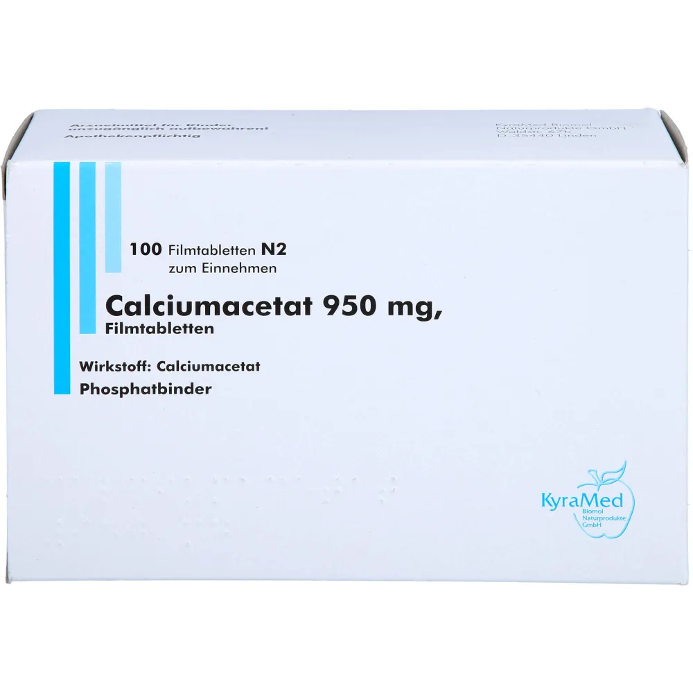 Calciumacetat 950 mg Filmtabletten 100 St