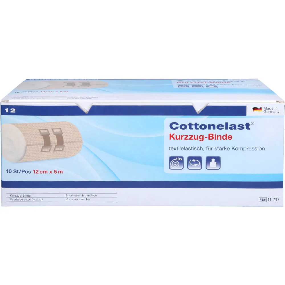 Kurzzugbinde Cottonelast 12 cmx5 m 10 St