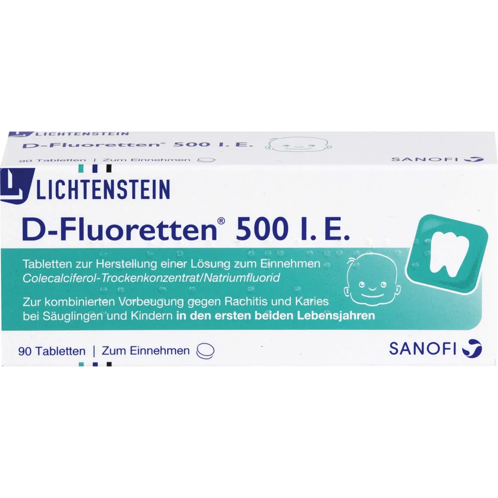 D Fluoretten 500 Tabletten 90 St