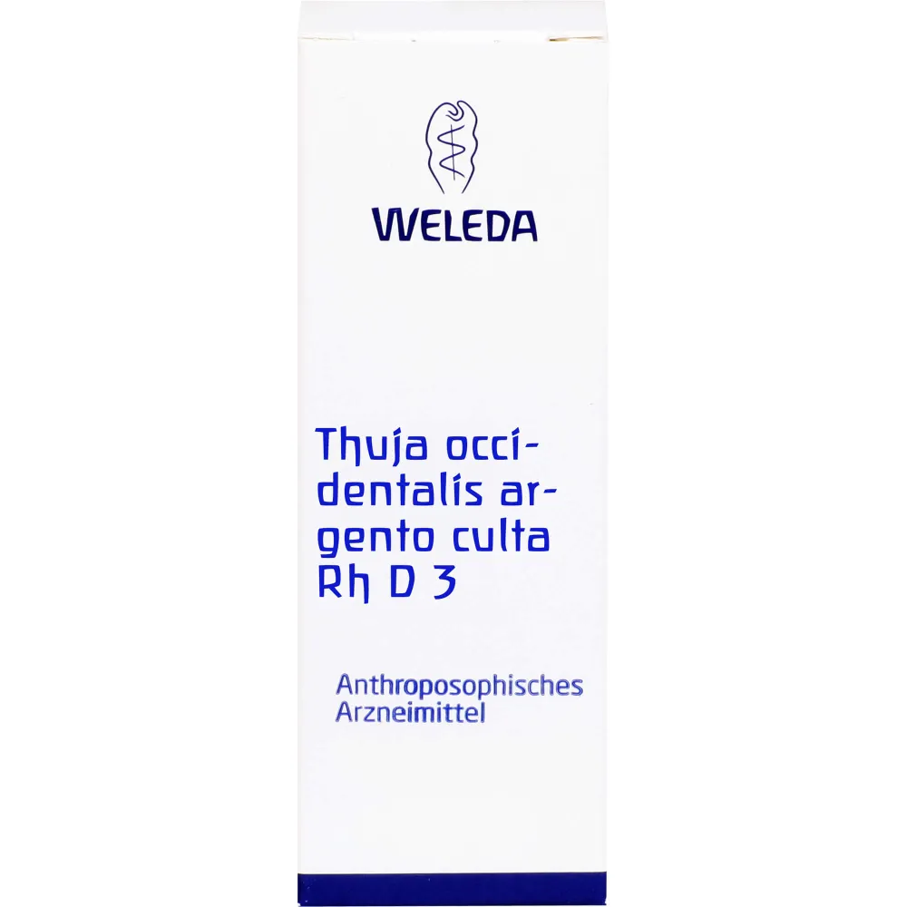 Thuja Occidentalis Argento culta Rh D 3 Dilution 20 ml