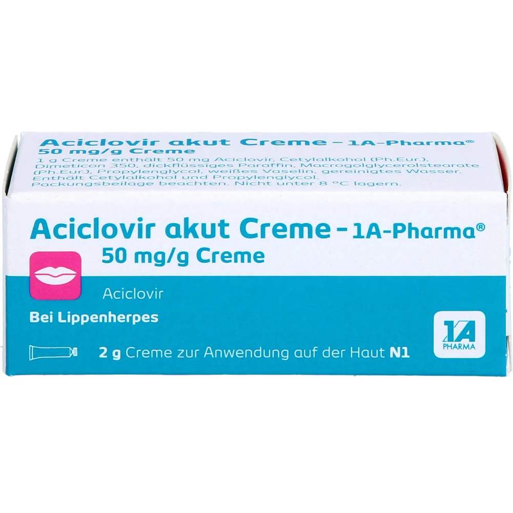 Aciclovir akut Creme-1A Pharma 2 g
