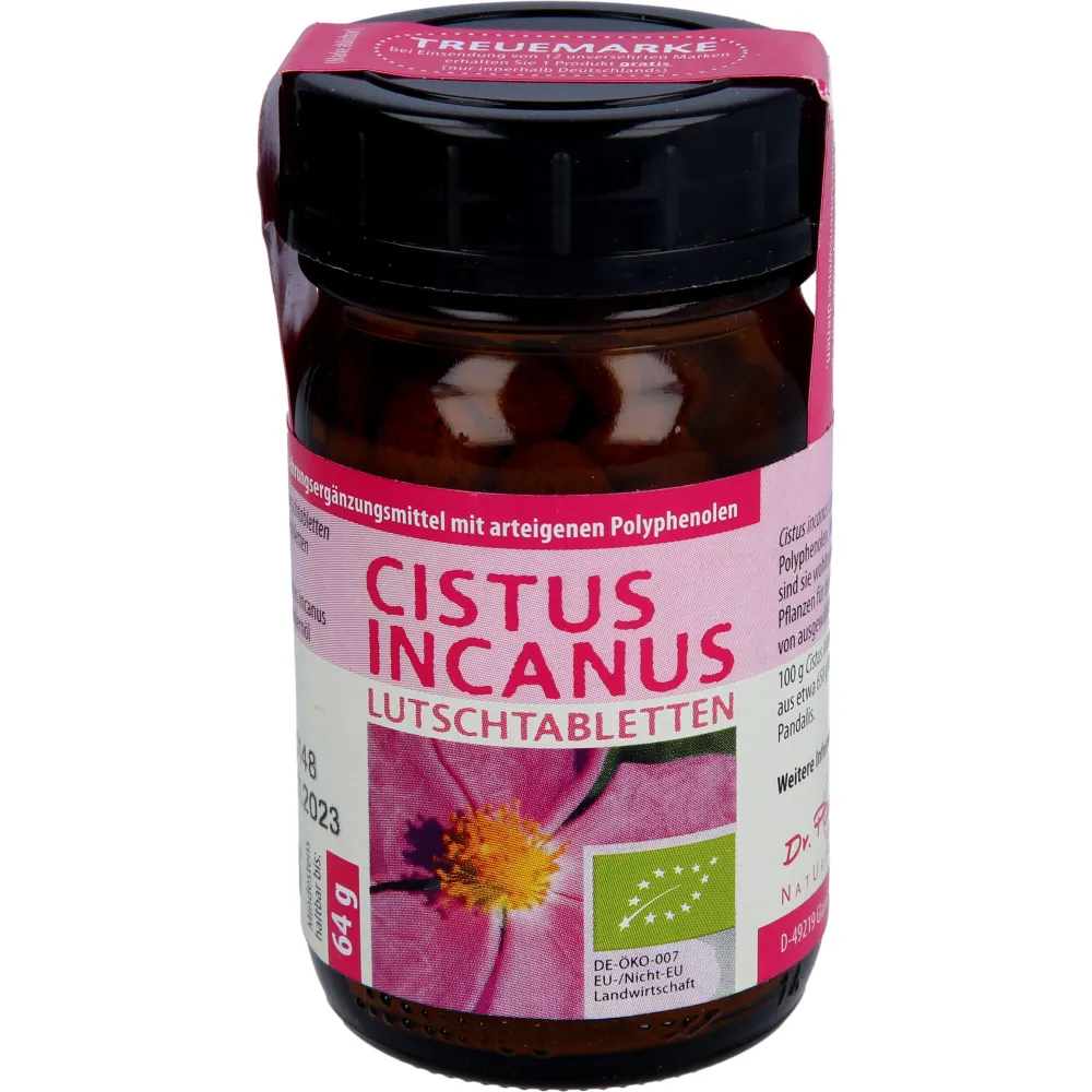 Cistus Incanus Bio Lutschtabletten Dr.Pandalis 64 g
