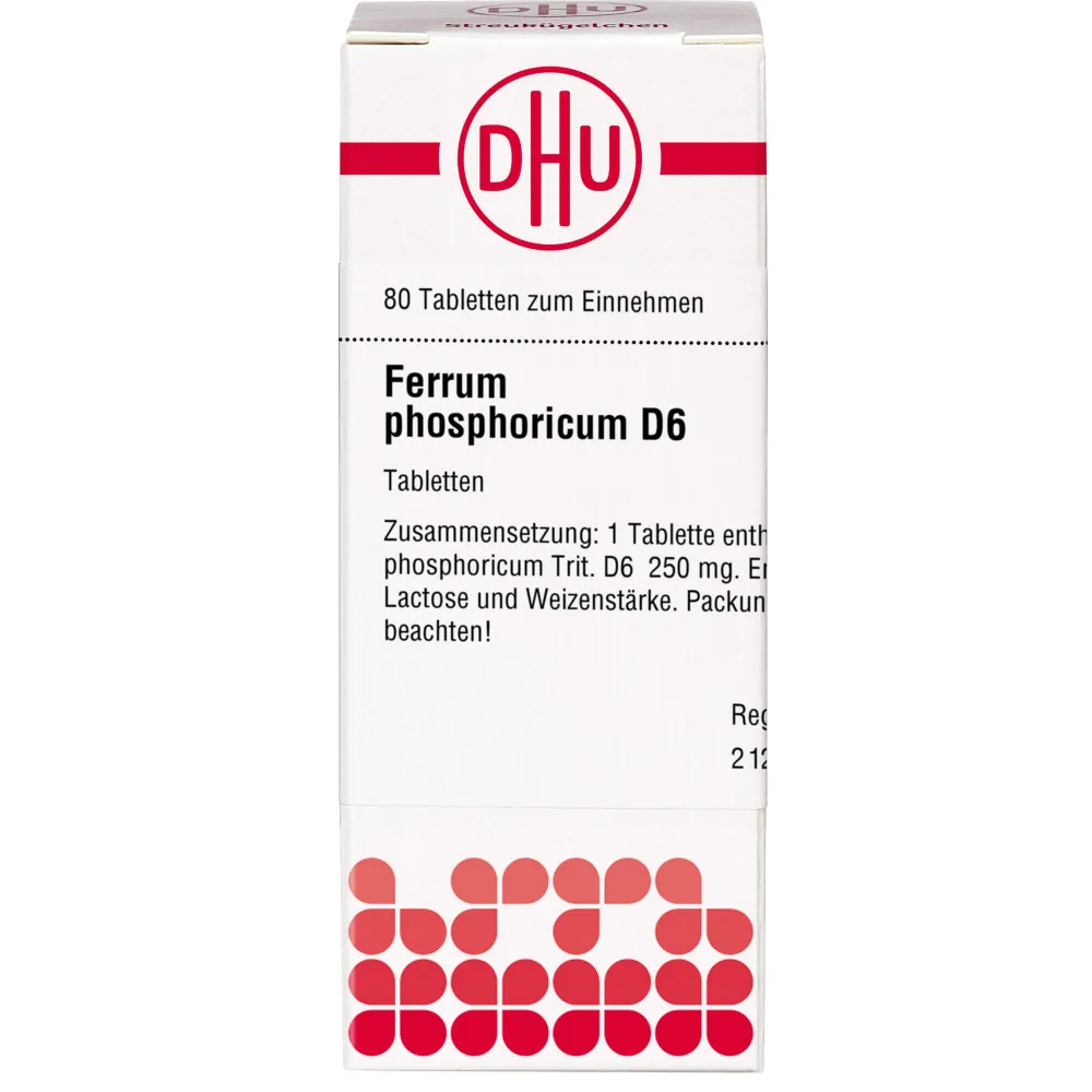 Ferrum Phosphoricum D 6 Tabletten 80 St