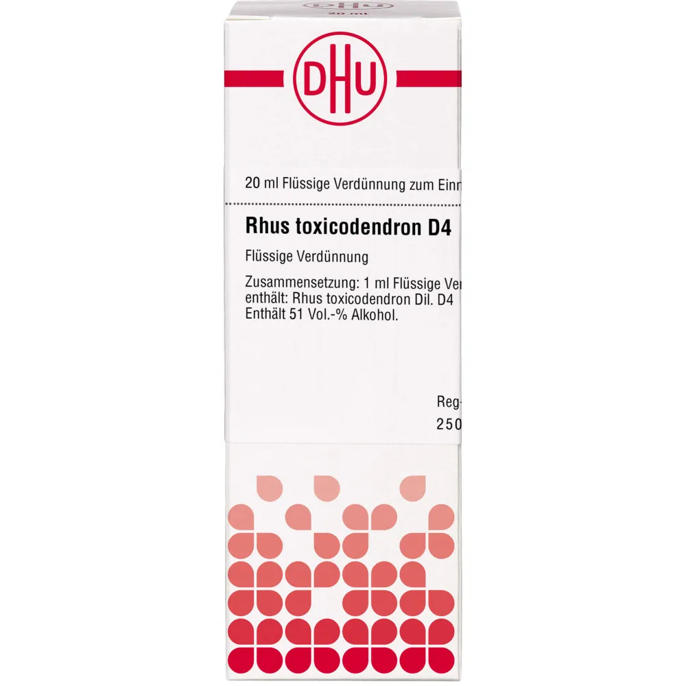 Rhus Toxicodendron D 4 Dilution 20 ml