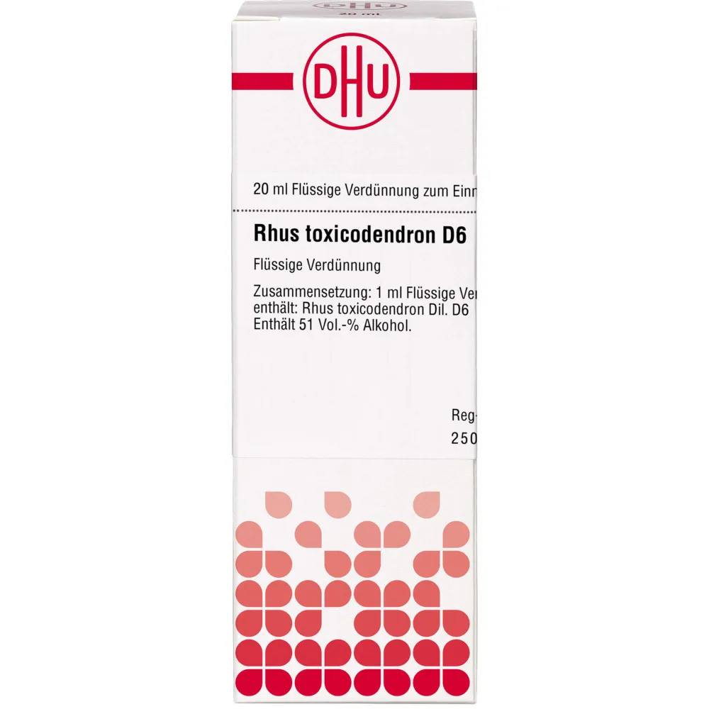 Rhus Toxicodendron D 6 Dilution 20 ml
