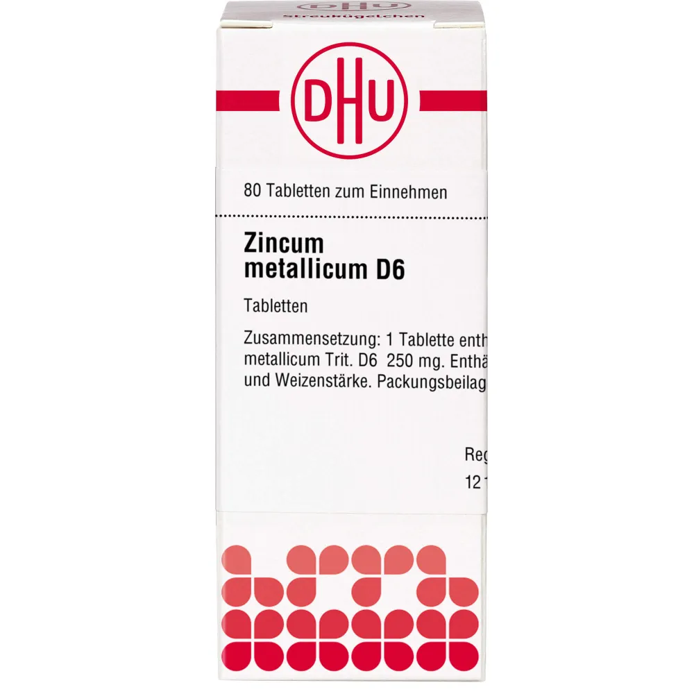 Zincum Metallicum D 6 Tabletten 80 St