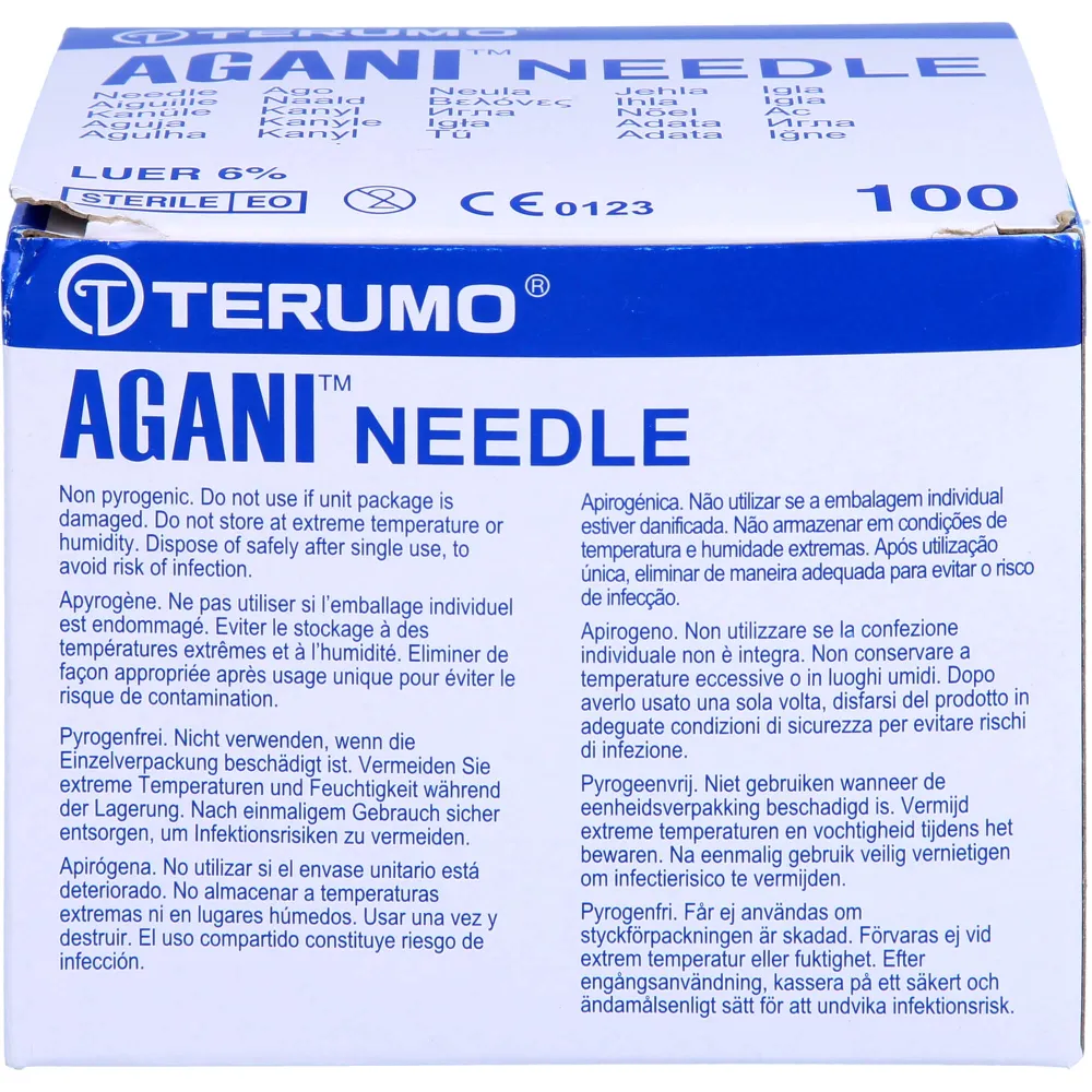 Agani Kanüle 27 G 19 mm grau 100 St