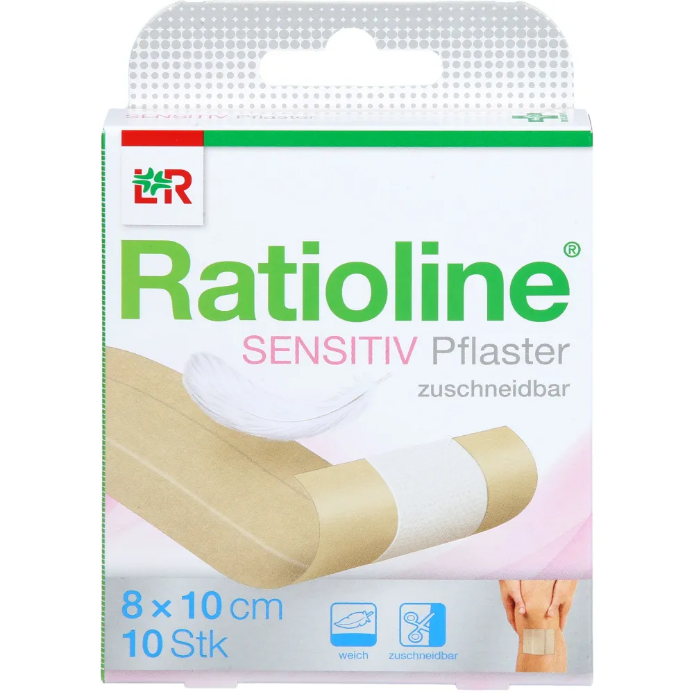 Ratioline sensitive Wundschnellverband 8 cmx1 m 1 St