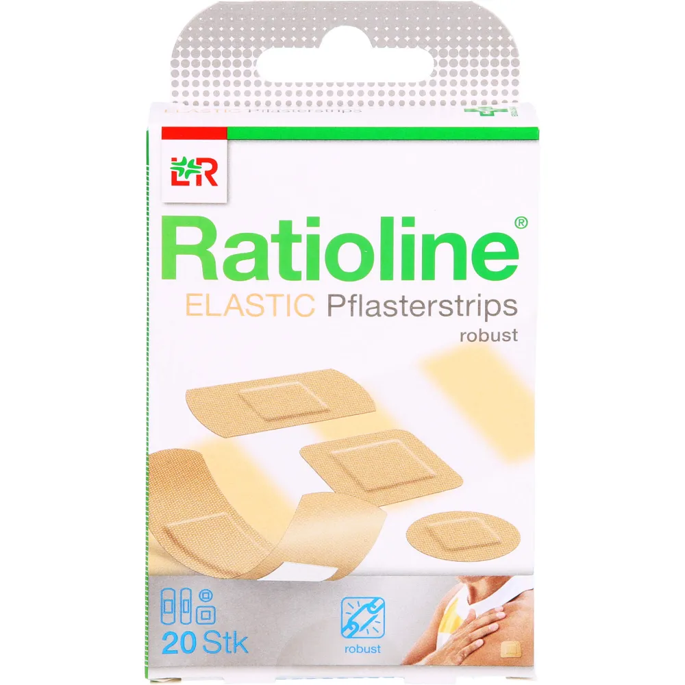 Ratioline elastic Pflasterstrips in 4 Größen 20 St