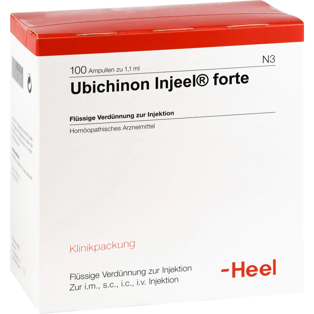 Ubichinon Injeel forte Ampullen 100 St