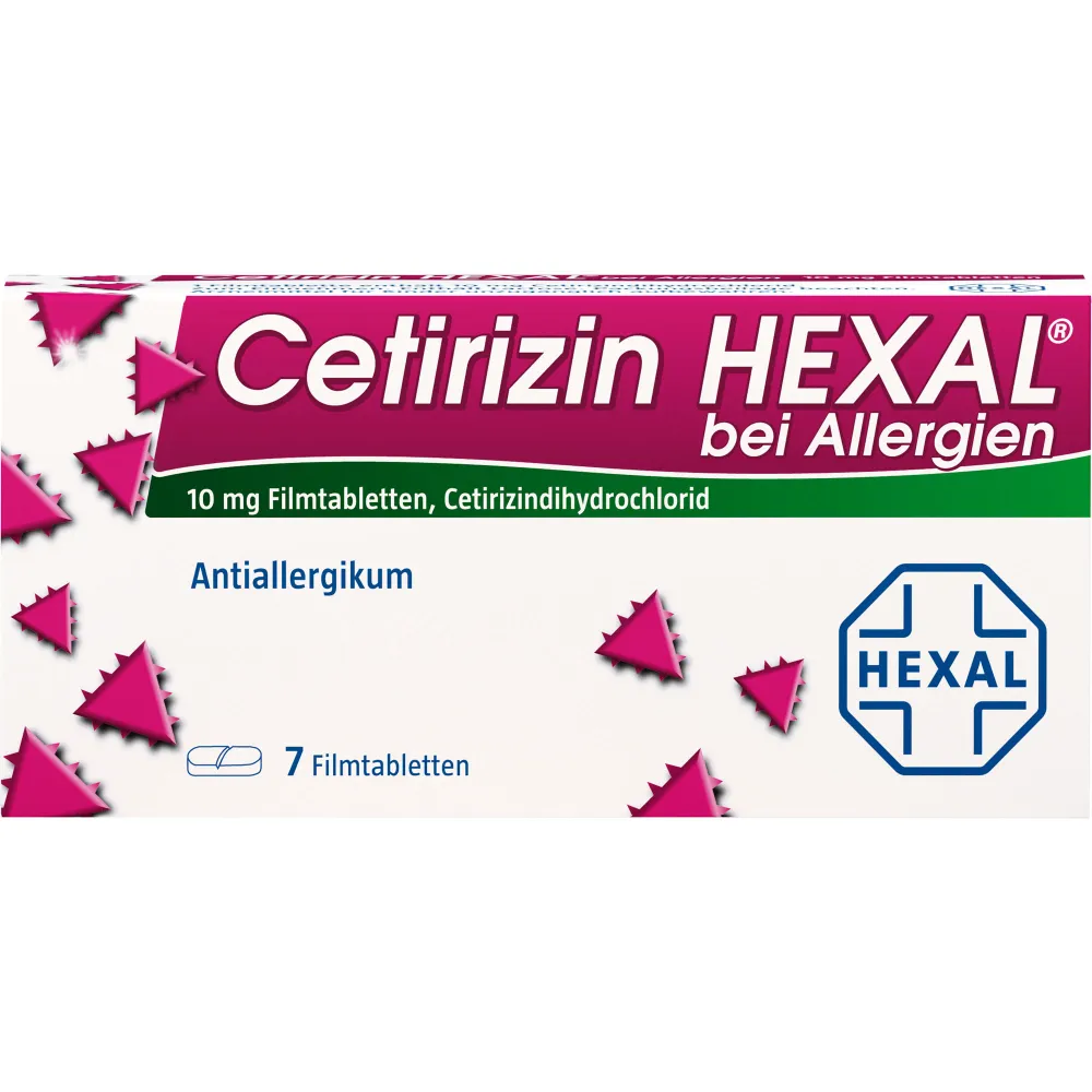 Cetirizin Hexal Filmtabletten bei Allergien 7 St