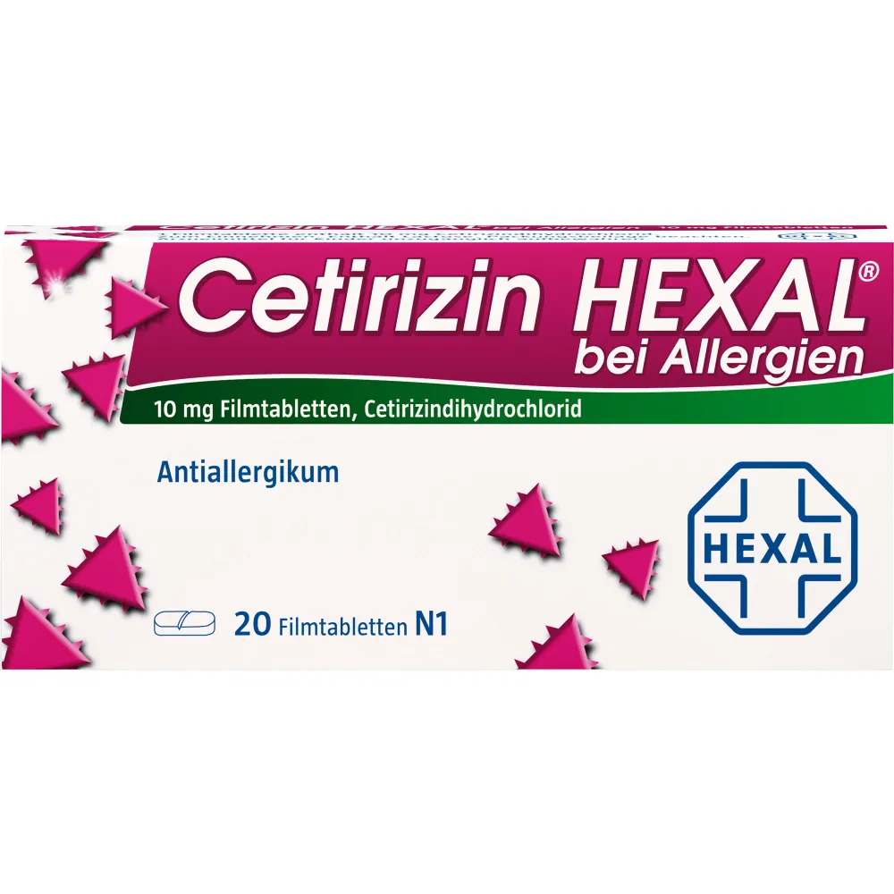 Cetirizin Hexal Filmtabletten bei Allergien 20 St