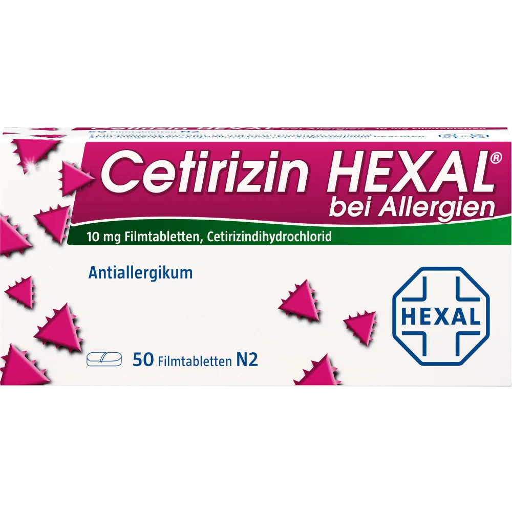 Cetirizin Hexal Filmtabletten bei Allergien 50 St