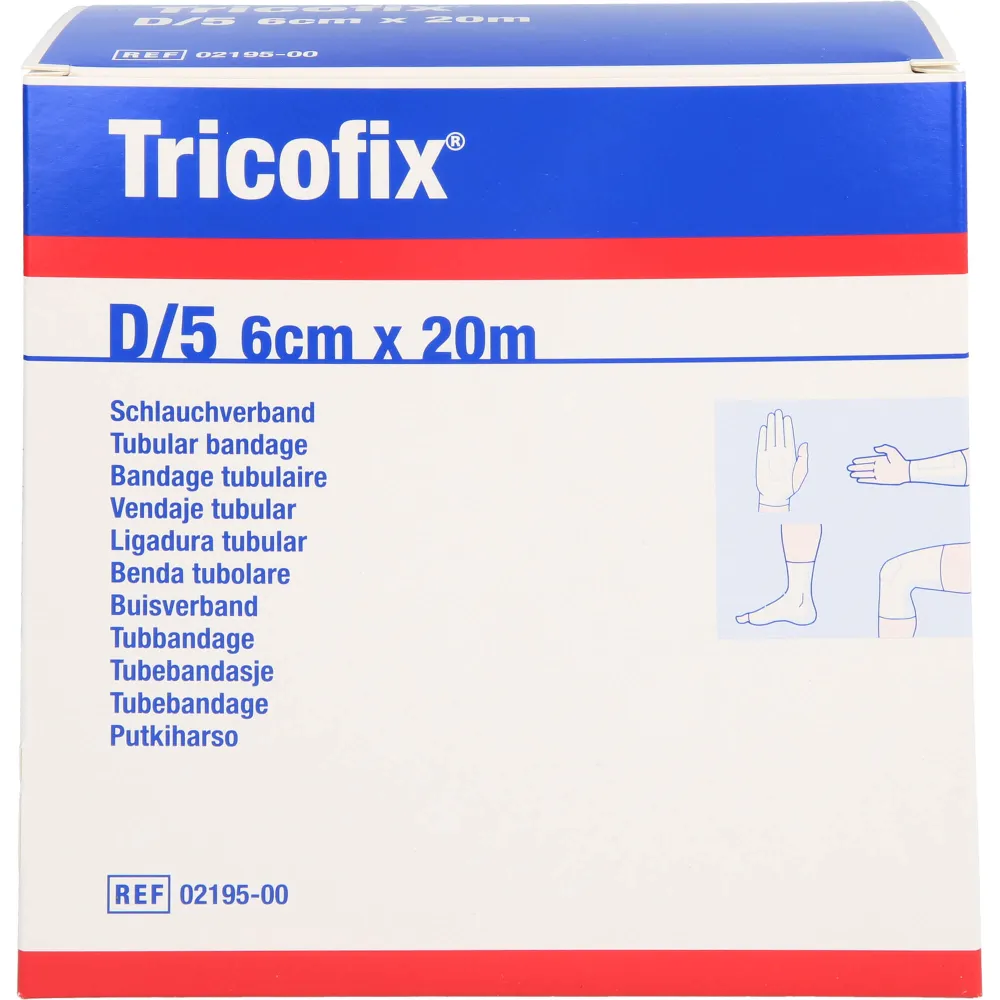 Tricofix Schlauchverband Gr.D 6 cmx20 m 1 St