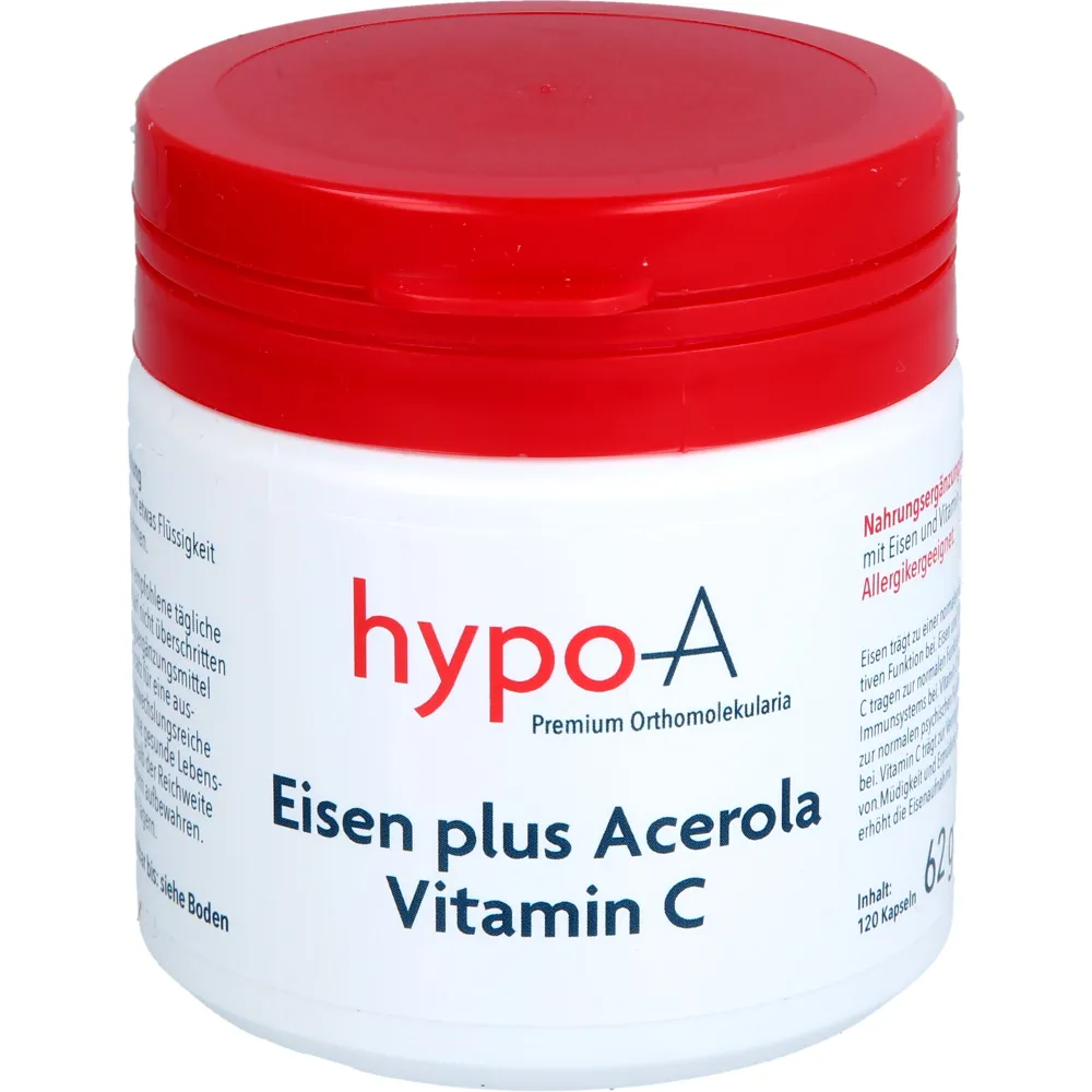 Hypo-A Eisen+Acerola Vitamin C Kapseln 120 St