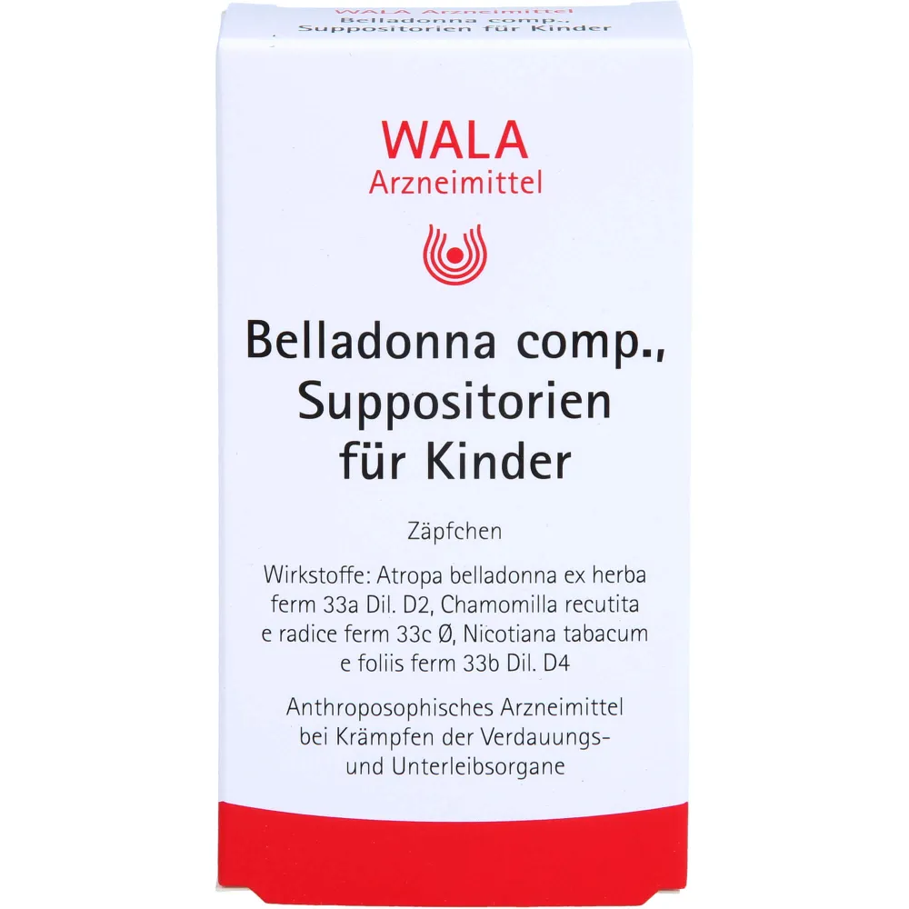 Belladonna Comp.Kindersuppositorien 10 g