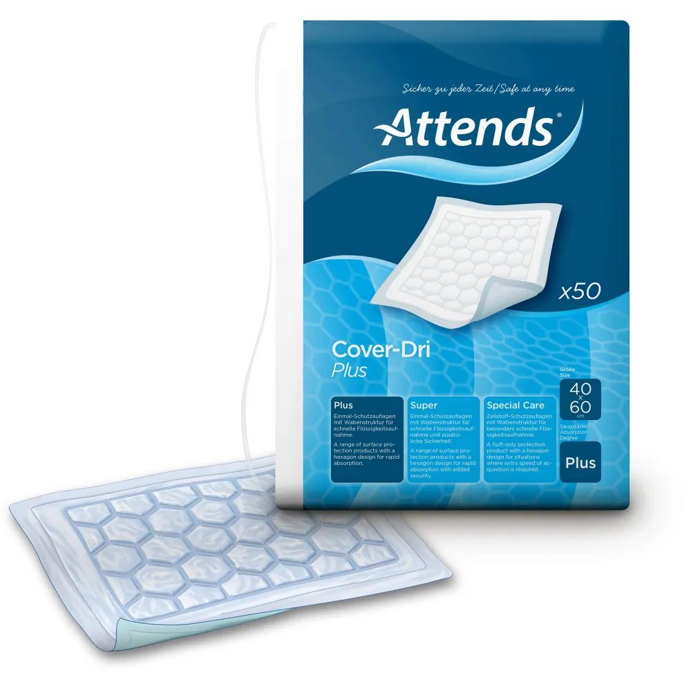 Attends Cover-Dri Plus 40x60 cm 50 St