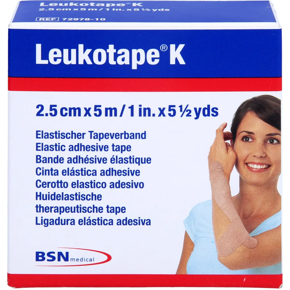 Leukotape K 2,5 cm hautfarben 1 St