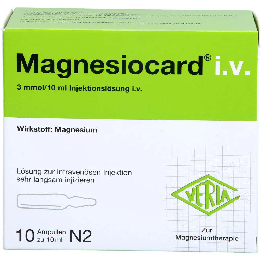 Magnesiocard i.v. Injektionslösung 100 ml