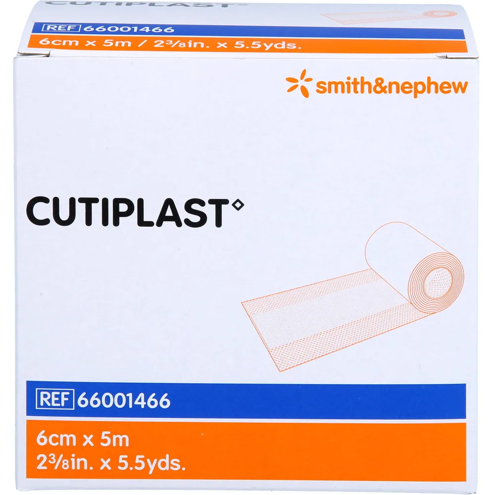 Cutiplast 6 cmx5 m Wundverband im Spender 1 P