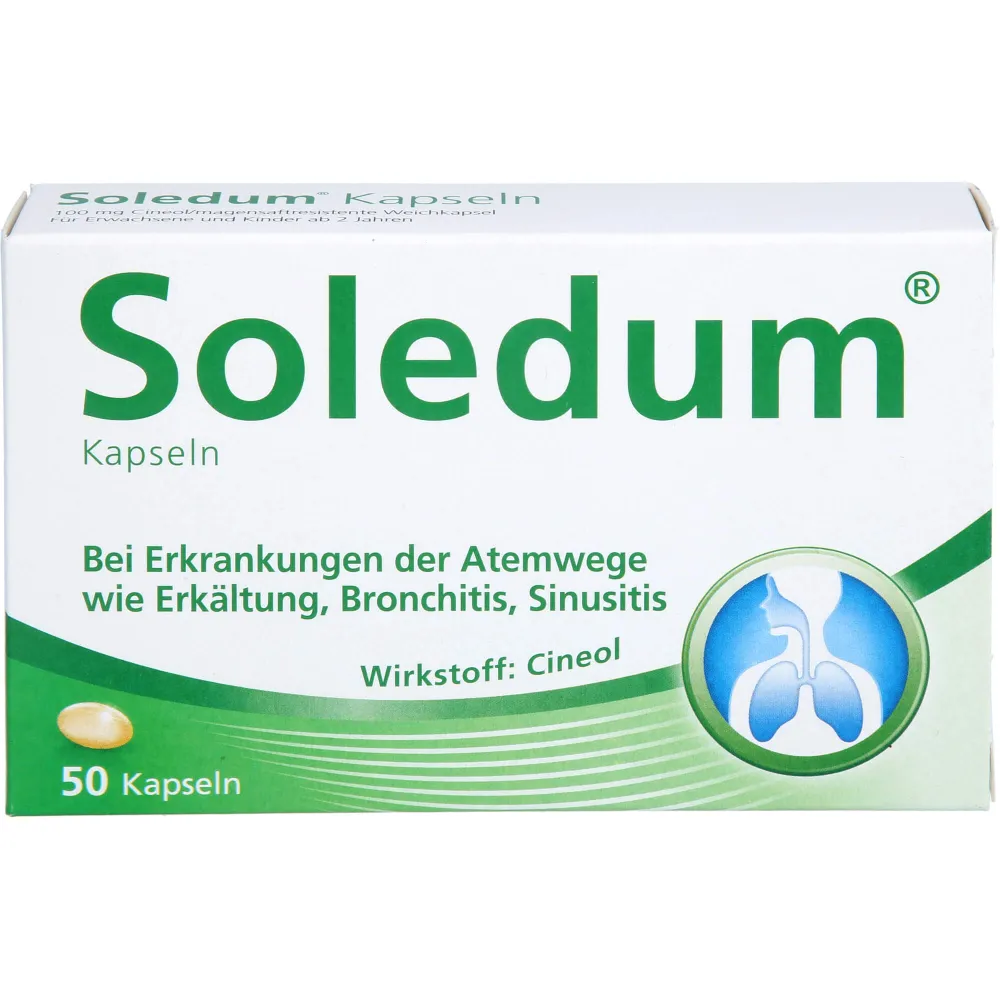 Soledum 100 mg magensaftresistente Kapseln 50 St