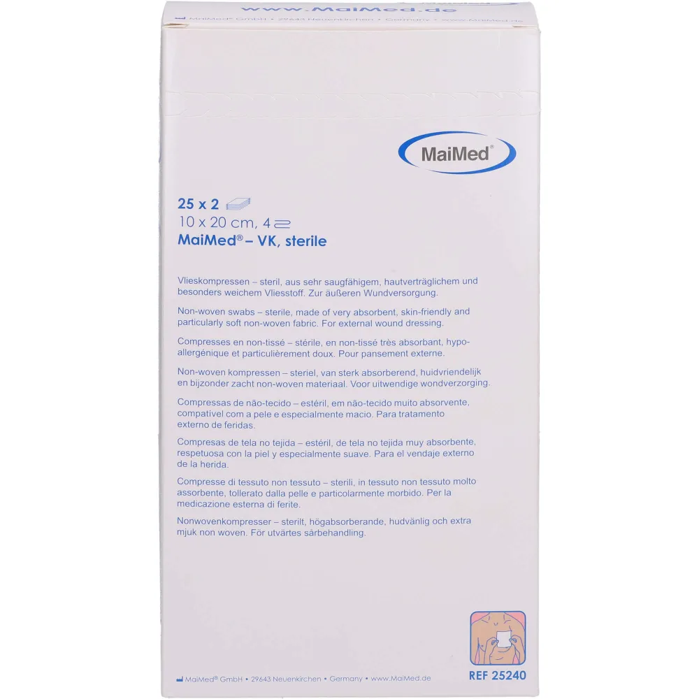 Vlieskompressen steril 10x20 cm 50 St
