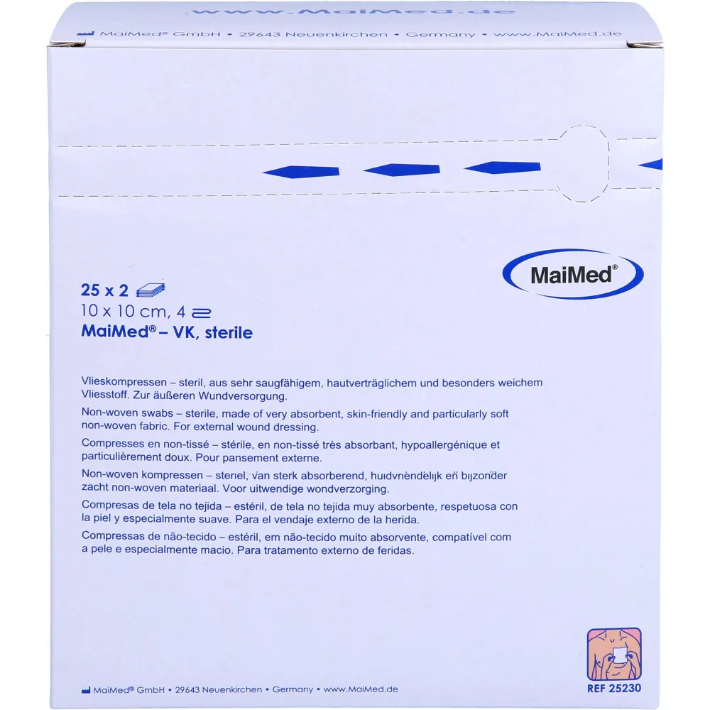 Vlieskompressen steril 10x10 cm 50 St