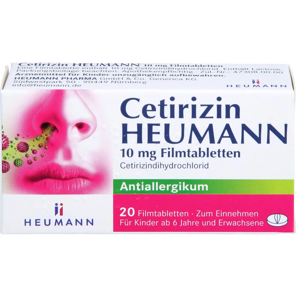 Cetirizin Heumann 10 mg Filmtabletten 20 St