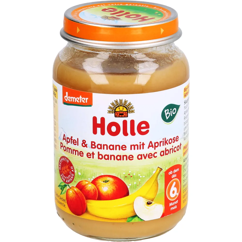 Holle Apfel & Banane mit Aprikose 190 g