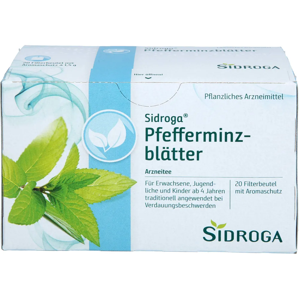 Sidroga Pfefferminzblätter Tee Filterbeutel 30 g