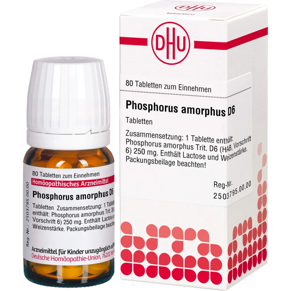 Phosphorus Amorphus D 6 Tabletten 80 St