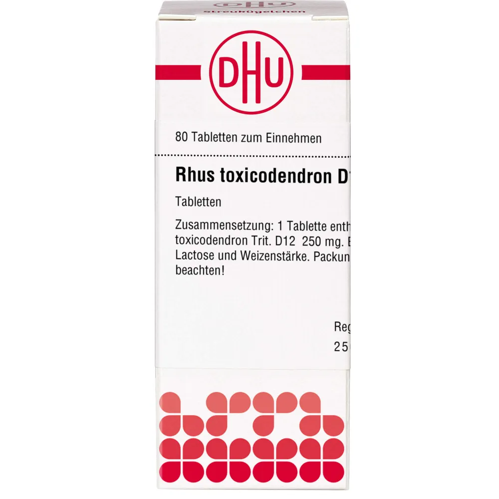 Rhus Toxicodendron D 12 Tabletten 80 St