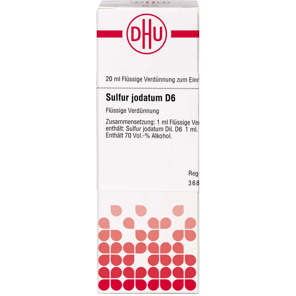 Sulfur Jodatum D 6 Dilution 20 ml